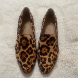 Madewell The Frances Loafer in Leopard Calf Hair